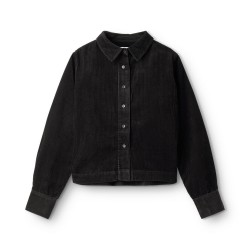 p-f-r ls shirt corduroy - black