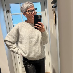 pullover oversize knit - off white